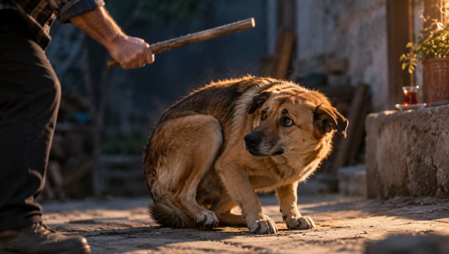 Rüyada Köpek Dövmek