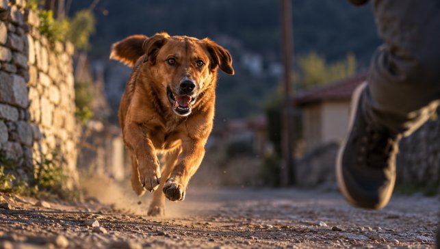 Rüyada Kahverengi Köpek Kovalaması