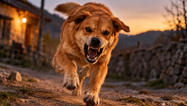 Rüyada Turuncu Köpek Saldırması
