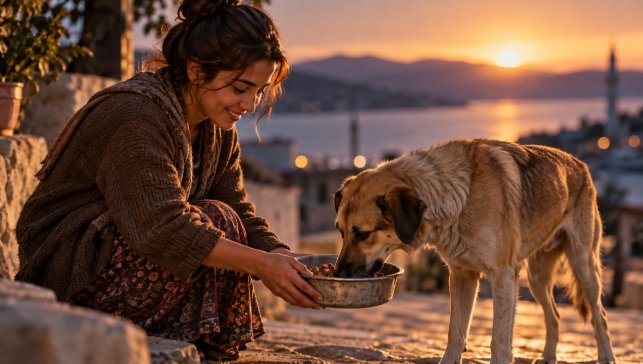 Rüyada Köpeğe Yemek Vermek