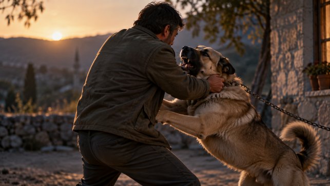 Rüyada Köpekle Boğuşmak