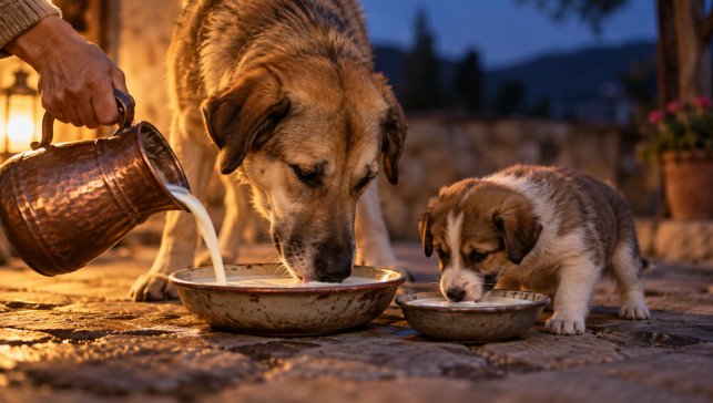 Rüyada Köpeğe Süt Vermek