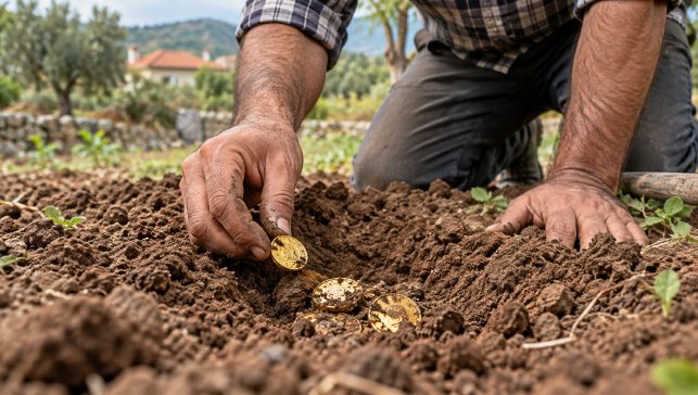 Rüyada Topraktan Altın Çıkarmak