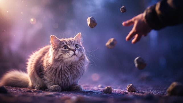 Rüyada Kedi Taşlamak