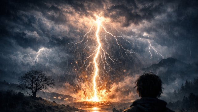 Rüyada Yıldırım Düşmesi Görmek