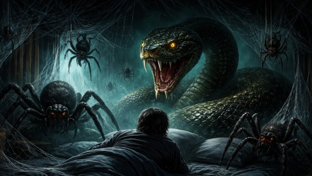 Rüyada Yılan ve Örümcek Görmek