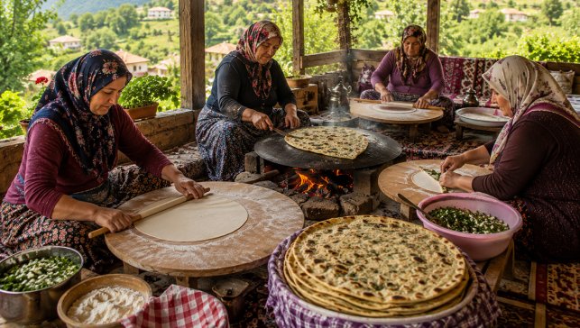 Rüyada Gözleme Yapan Kadınlar Görmek