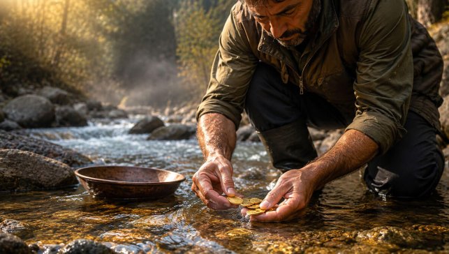 Rüyada Dereden Altın Toplamak