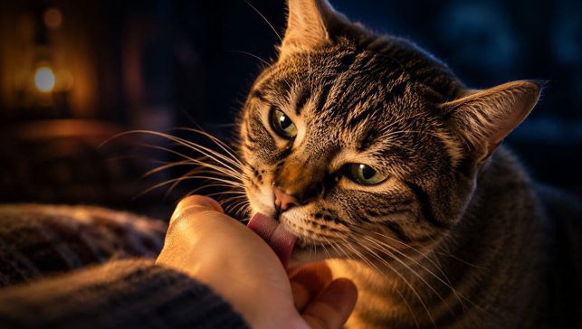 Rüyada Kedi Tarafından Yalanmak