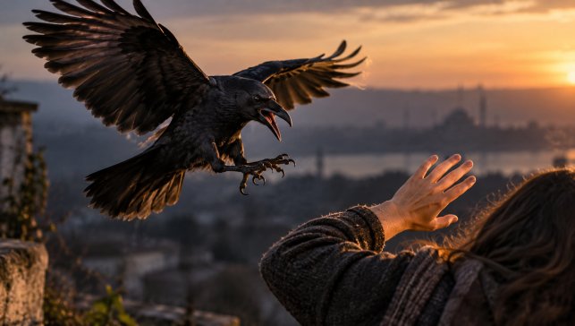 Rüyada Karga Saldırması