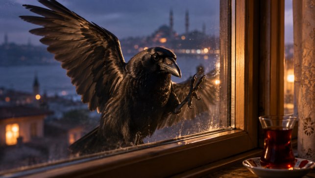 Rüyada Karganın Cama Vurması