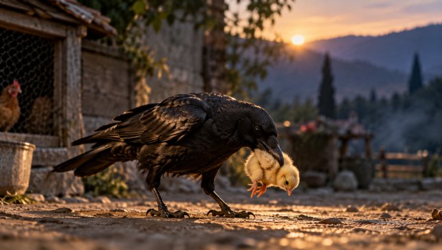 Rüyada Karganın Civciv Yemesi