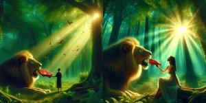 Rüyada Aslana Et Vermek