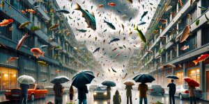 Rüyada Gökten Balık Yağması