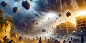 Rüyada Gökten Taş Yağarken Saklanmak