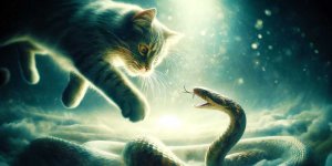 Rüyada Kedinin Yılana Saldırması