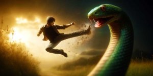 Rüyada Yılana Tekme Atmak