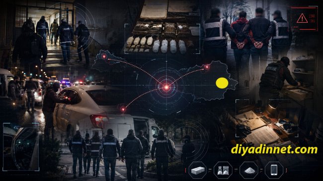 Ağrı Merkezli 'Fırtına' Operasyonu: 3 İlde 10 Tutuklama, 73 Kilo Uyuşturucu Ele Geçirildi