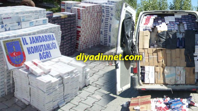 Ağrı'da Kaçakçılığa Büyük Darbe: 5 Bin 876 Karton Sigara Ele Geçirildi