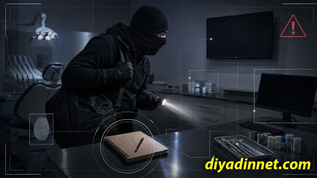 Doğubayazıt'ta Diş Doktorunun Muayenehanesi Soyuldu: Muayenehanede Hırsızlık Yapıp Kürtçe Not Bıraktılar