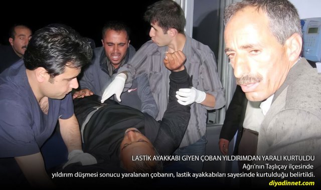 Ağrı Taşlıçay'da Yıldırım Faciası: Çoban Lastik Ayakkabıları Sayesinde Kurtuldu