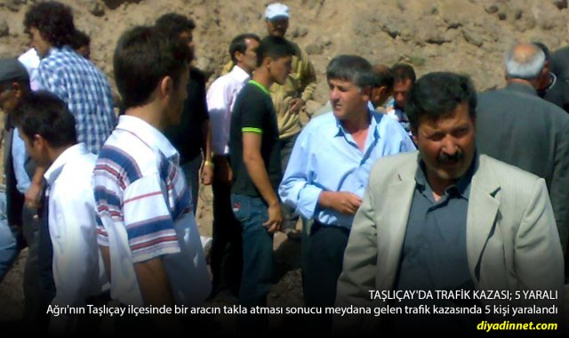 Taşlıçay'da Otomobil Takla Attı: 5 Kişi Yaralandı