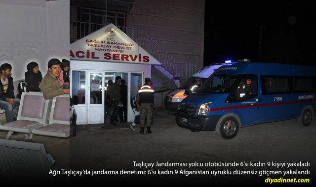 Bin Dolarlık Umut Yolculuğu Ağrı'da Bitti: Taşlıçay'da 9 Afgan Yakalandı