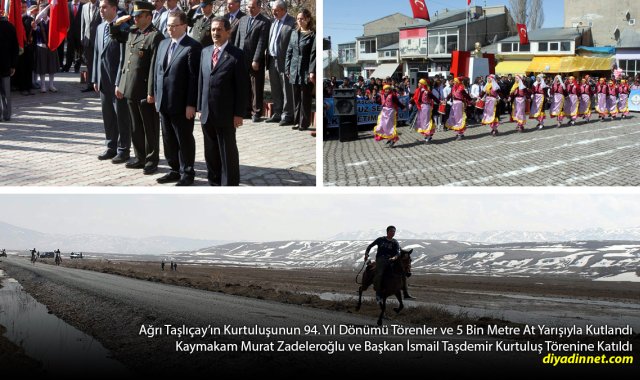 Taşlıçay'da 94. Yıl Coşkusu: Kurtuluş Canlandırıldı, At Yarışları Düzenlendi