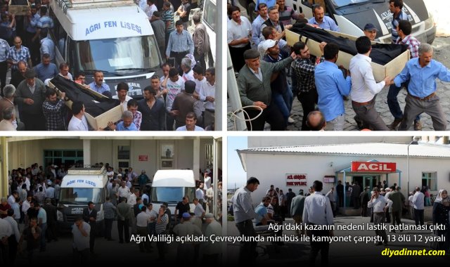 Ağrı'da Feci Trafik Kazası: 13 Ölü, 12 Yaralı