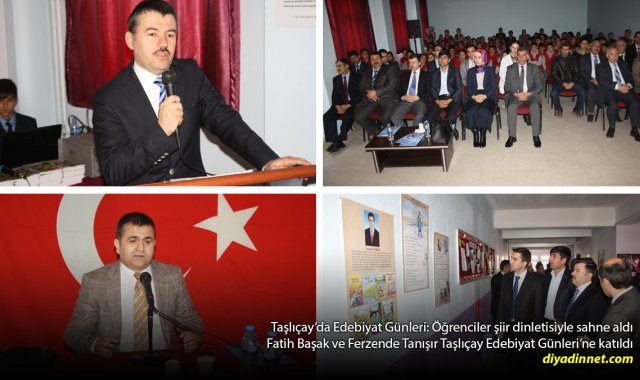 Taşlıçay'da Edebiyat Günleri: Ferzende Tanışır öğrencilerle buluştu, şiir dinletisi düzenlendi