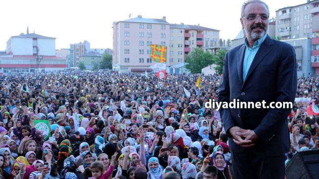 Sırrı Sakık, Leyla Zana, Berdan Öztürk, Mehmet Emin İlhan ve Dirayet Dilan Taşdemir Ağrı'da Kutlamaya Katıldı