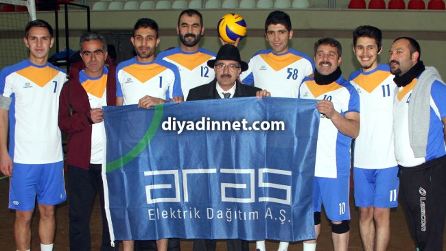 Diyadin Kaymakamlık Kupası Voleybol Turnuvası'nda şampiyon Aras Edaş Spor oldu