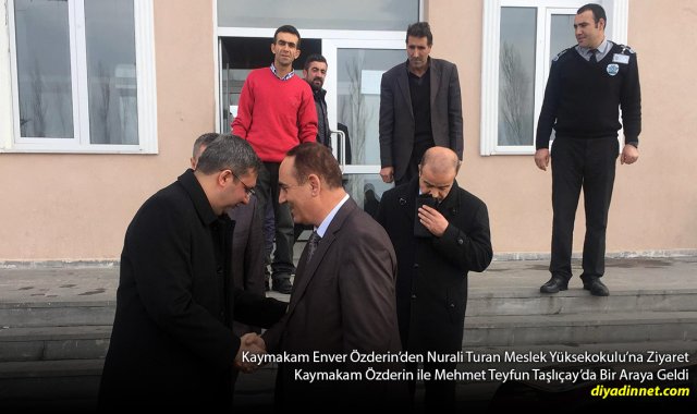 Nurali Turan MYO'da Dikkat Çeken Ziyaret: Kaymakam Bilgi Aldı