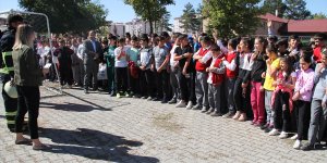 Ağrı'da yangın ve kurtarma tatbikatı