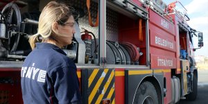 Ağrı'nın ilk kadın itfaiye eri