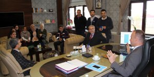 Ağrı MEB AKUB ekibinden Milli Eğitim Müdürü Tekin'e ziyaret