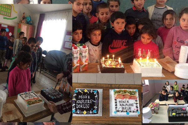 Ağrılı CAFER CANŞİ'den Minik Öğrencilerle Toplu DOĞUM GÜNÜ Kutlaması!...