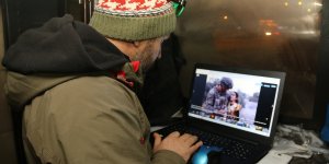 Gece nöbetindeki polisler, AA'nın "Yılın Fotoğrafları" oylamasına katıldı