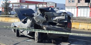 Ağrı'da zincirleme trafik kazası: 2 yaralı