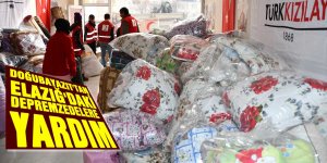 Doğubayazıt'tan Elazığ'daki depremzedelere yardım