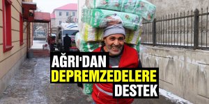 Ağrı'dan Depremzedelere destek