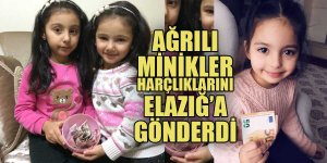 Ağrılı miniklerden depremzedelere harçlık desteği