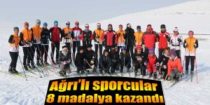 Ağrılı Kayakçılar Bitlis’ten 8 Madalyayla Döndü