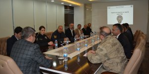 Patnos'ta otobüs kazalarının önlenmesine yönelik toplantı yapıldı