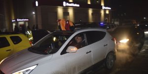 Derbi sonrası Ağrı’da Galatasaray taraftarı sokağa indi, galibiyeti kutladı