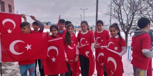 Köy çocuklarından Mehmetçiğe destek