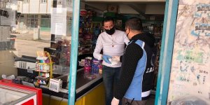 Karakoçan Belediyesi koronavirüse karşı el dezenfektan istasyonu kurdu