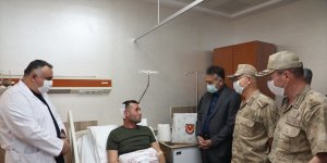 Bitlis Valisi Çağatay, yaralı askerleri ziyaret etti
