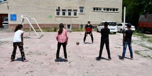 Köy çocukları 'gezici spor timi' ile artık çok sportif