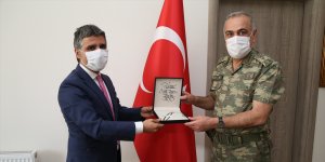 9. Kolordu Komutanı Tümgeneral Erhan Uzun'un Oltu ziyareti